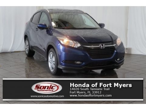 Deep Ocean Pearl Honda HR-V EX-L Navi.  Click to enlarge.