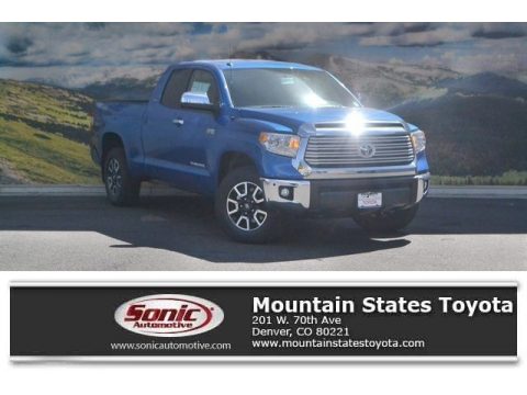 Blazing Blue Pearl Toyota Tundra Limited Double Cab 4x4.  Click to enlarge.
