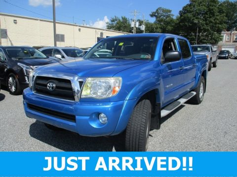 Speedway Blue Toyota Tacoma V6 TRD Double Cab 4x4.  Click to enlarge.