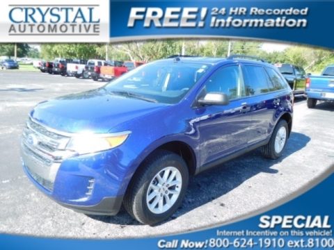 Deep Impact Blue Ford Edge SE.  Click to enlarge.
