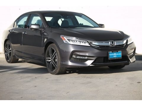 Modern Steel Metallic Honda Accord Touring Sedan.  Click to enlarge.