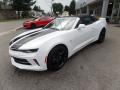 Front 3/4 View of 2017 Chevrolet Camaro LT Convertible #4