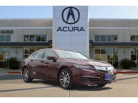 Basque Red Pearl II Acura TLX Technology Sedan.  Click to enlarge.