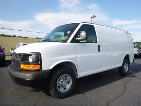 Summit White Chevrolet Express 2500 Cargo WT.  Click to enlarge.
