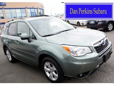 Jasmine Green Metallic Subaru Forester 2.5i Premium.  Click to enlarge.