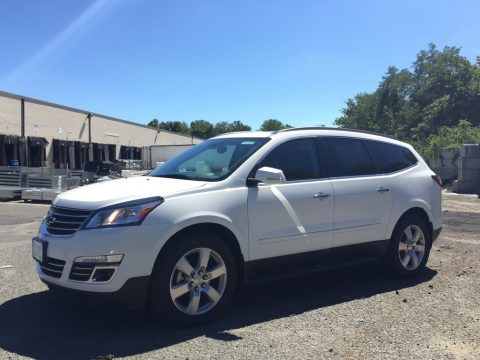 Summit White Chevrolet Traverse Premier AWD.  Click to enlarge.