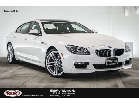 Alpine White BMW 6 Series 640i Gran Coupe.  Click to enlarge.
