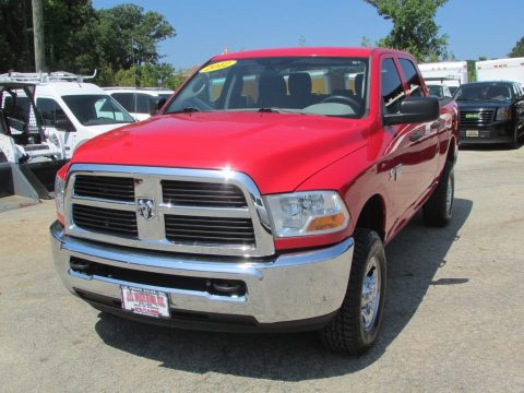 Bright Red Dodge Ram 2500 HD ST Crew Cab 4x4.  Click to enlarge.