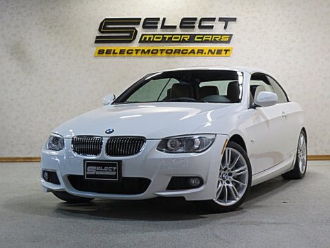 Alpine White BMW 3 Series 335i Convertible.  Click to enlarge.
