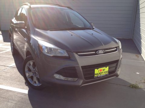 Sterling Gray Metallic Ford Escape SEL 1.6L EcoBoost.  Click to enlarge.