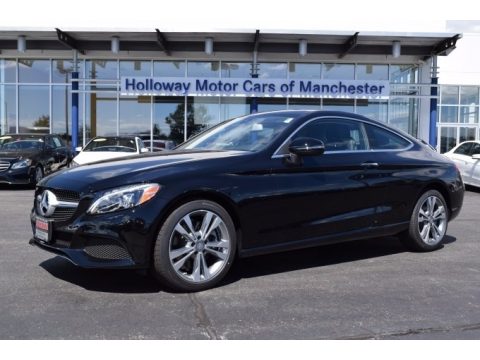 Black Mercedes-Benz C 300 4Matic Coupe.  Click to enlarge.