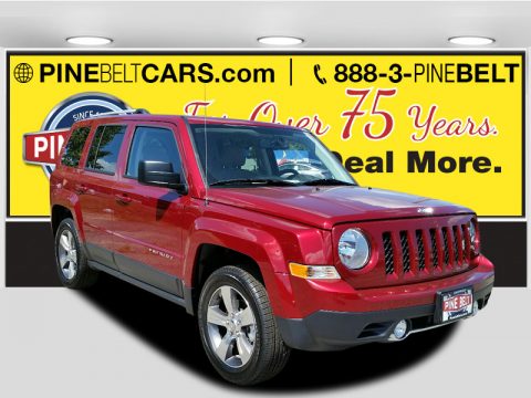 Deep Cherry Red Crystal Pearl Jeep Patriot Latitude 4x4.  Click to enlarge.