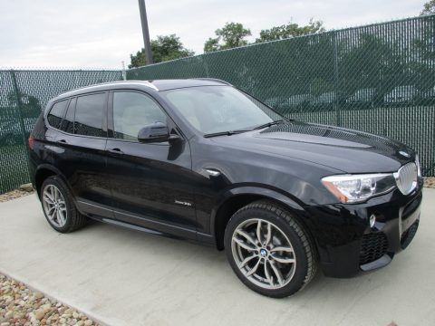 Carbon Black Metallic BMW X3 xDrive35i.  Click to enlarge.
