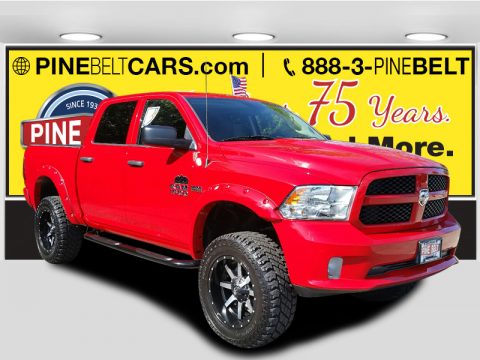 Flame Red Ram 1500 Express Crew Cab 4x4.  Click to enlarge.