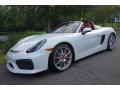 Front 3/4 View of 2016 Porsche Boxster Spyder #1
