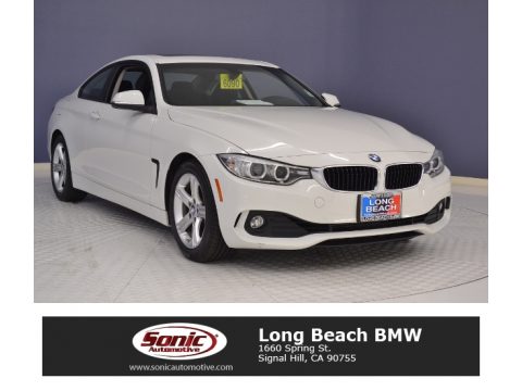 Alpine White BMW 4 Series 428i Coupe.  Click to enlarge.