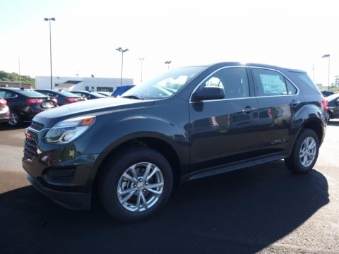 Nightfall Gray Metallic Chevrolet Equinox LS AWD.  Click to enlarge.