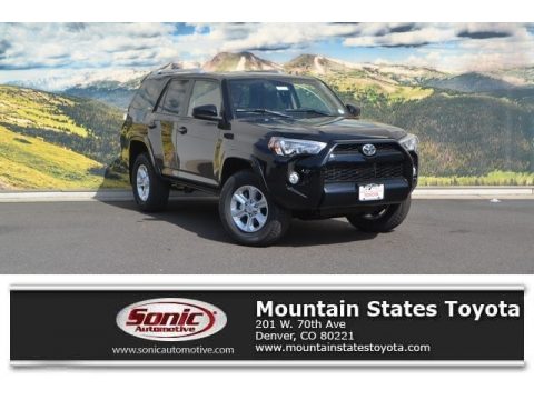 Midnight Black Metallic Toyota 4Runner SR5 4x4.  Click to enlarge.