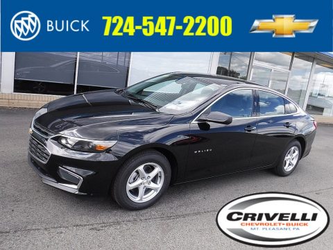 Mosaic Black Metallic Chevrolet Malibu LS.  Click to enlarge.