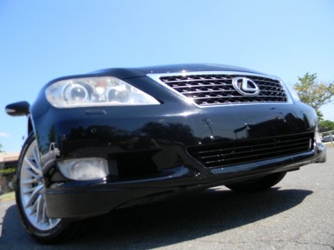 Obsidian Black Lexus LS 460.  Click to enlarge.