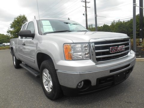 Quicksilver Metallic GMC Sierra 1500 SLE Extended Cab 4x4.  Click to enlarge.