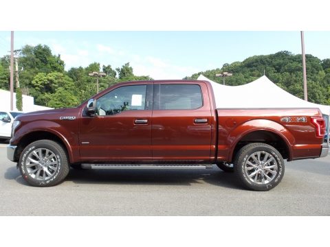 Bronze Fire Ford F150 Lariat SuperCrew 4x4.  Click to enlarge.