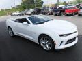 Front 3/4 View of 2017 Chevrolet Camaro LT Convertible #12