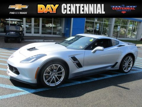 Blade Silver Metallic Chevrolet Corvette Grand Sport Coupe.  Click to enlarge.