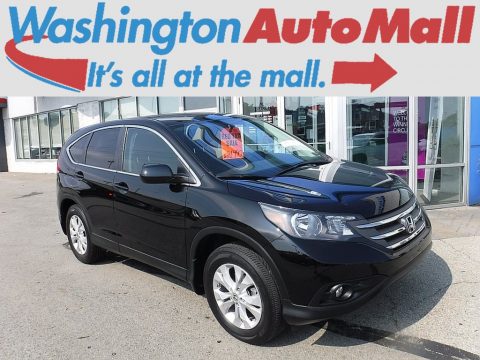 Crystal Black Pearl Honda CR-V EX AWD.  Click to enlarge.