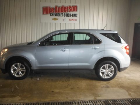 Atlantis Blue Metallic Chevrolet Equinox LS.  Click to enlarge.