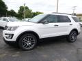 Front 3/4 View of 2017 Ford Explorer Sport 4WD #5