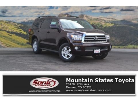 Sizzling Crimson Mica Toyota Sequoia SR5 4x4.  Click to enlarge.