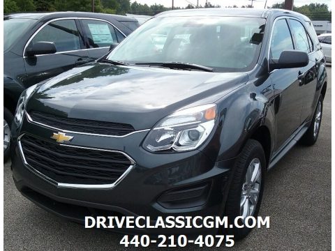 Nightfall Gray Metallic Chevrolet Equinox LS AWD.  Click to enlarge.