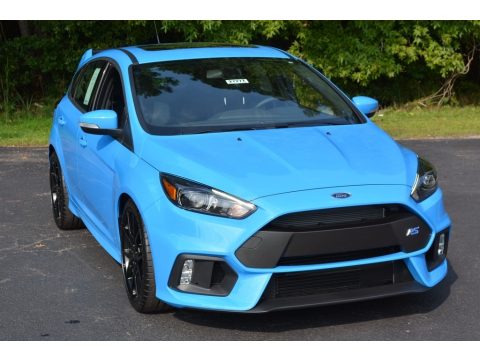 Nitrous Blue Ford Focus RS.  Click to enlarge.