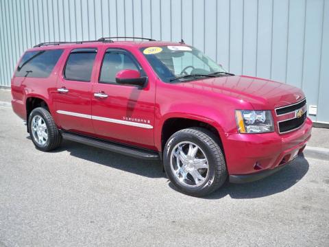 Sport Red Metallic Chevrolet Suburban 1500 LT 4x4.  Click to enlarge.
