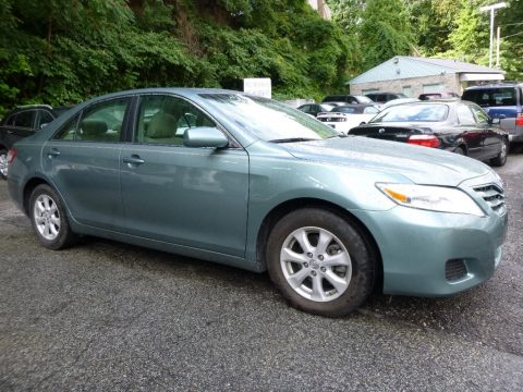 Aloe Green Metallic Toyota Camry LE.  Click to enlarge.