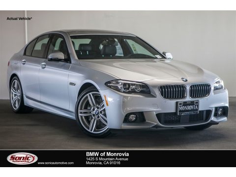 Glacier Silver Metallic BMW 5 Series 535i Sedan.  Click to enlarge.