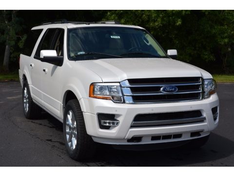 White Platinum Ford Expedition EL Limited 4x4.  Click to enlarge.