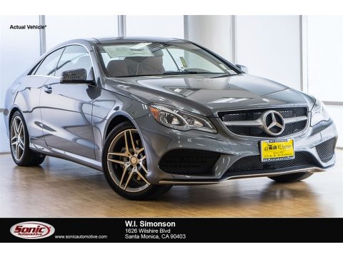 Selenite Grey Metallic Mercedes-Benz E 400 Coupe.  Click to enlarge.