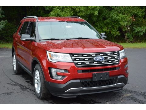 Ruby Red Ford Explorer XLT.  Click to enlarge.