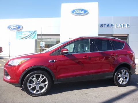 Ruby Red Ford Escape Titanium 2.0L EcoBoost 4WD. Click to enlarge. Ruby Red Ford Escape Titanium 2.0L EcoBoost 4WD. Click to enlarge.