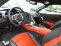  2017 Chevrolet Corvette Adrenaline Red Interior #8
