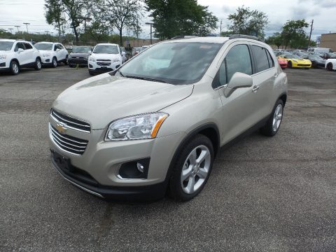 Champagne Silver Metallic Chevrolet Trax LTZ.  Click to enlarge.