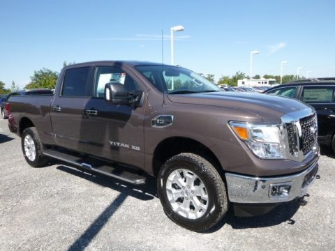 Java Metallic Nissan TITAN XD SV Crew Cab 4x4.  Click to enlarge.