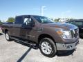 Front 3/4 View of 2017 Nissan TITAN XD SV Crew Cab 4x4 #1