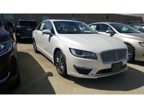 White Platinum Lincoln MKZ Select.  Click to enlarge.