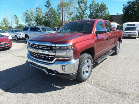Siren Red Tintcoat Chevrolet Silverado 1500 LTZ Crew Cab 4x4.  Click to enlarge.