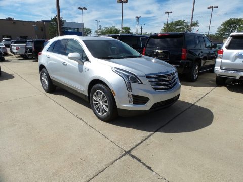 Radiant Silver Metallic Cadillac XT5 Luxury AWD.  Click to enlarge.