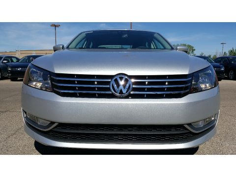 Reflex Silver Metallic Volkswagen Passat TDI SEL Premium Sedan.  Click to enlarge.