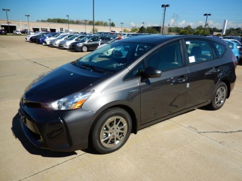 Magnetic Gray Metallic Toyota Prius v Two.  Click to enlarge.